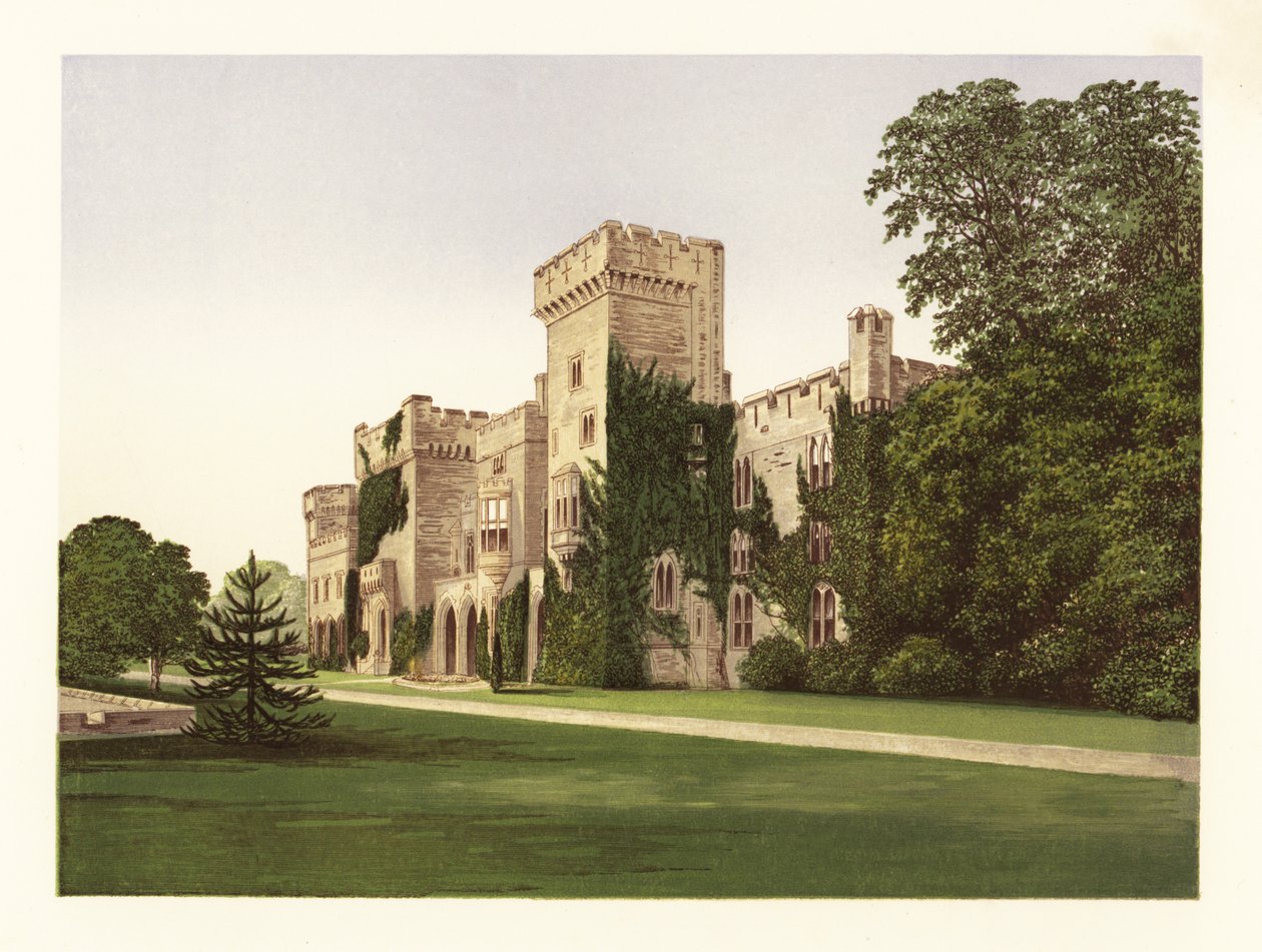 Downton Hall, Shropshire, Englanti. tekijältä Alexander Francis (after) Lydon