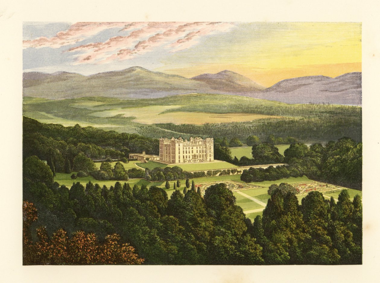 Drumlanrigin linna, Dumfriesshire, Skotlanti. tekijältä Alexander Francis (after) Lydon