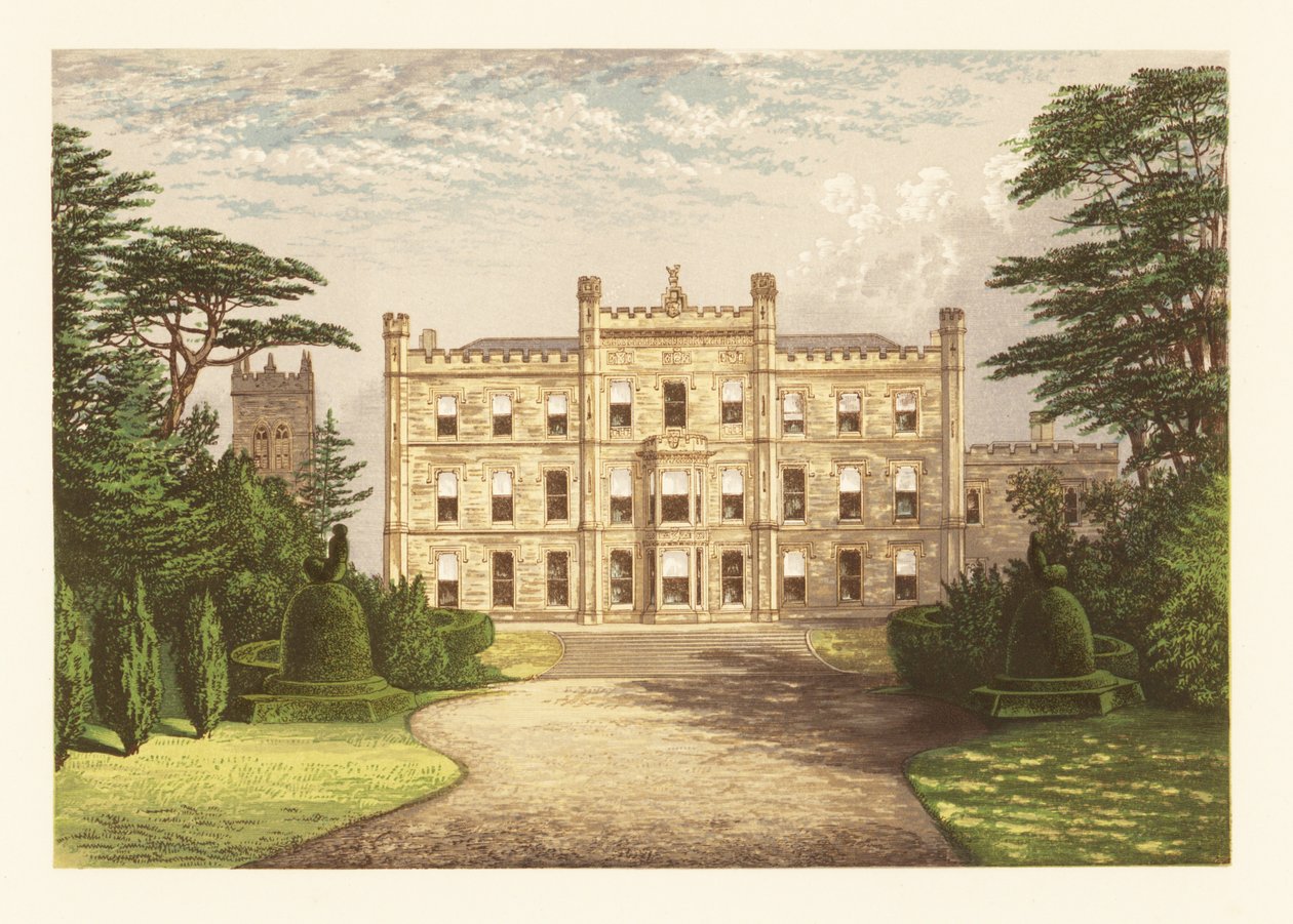 Elvaston Castle, Derbyshire, Englanti. tekijältä Alexander Francis (after) Lydon