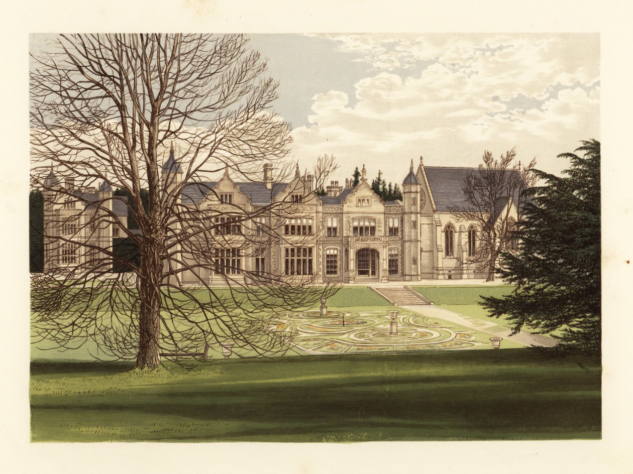 Exton House, Rutlandshire, Englanti. tekijältä Alexander Francis (after) Lydon