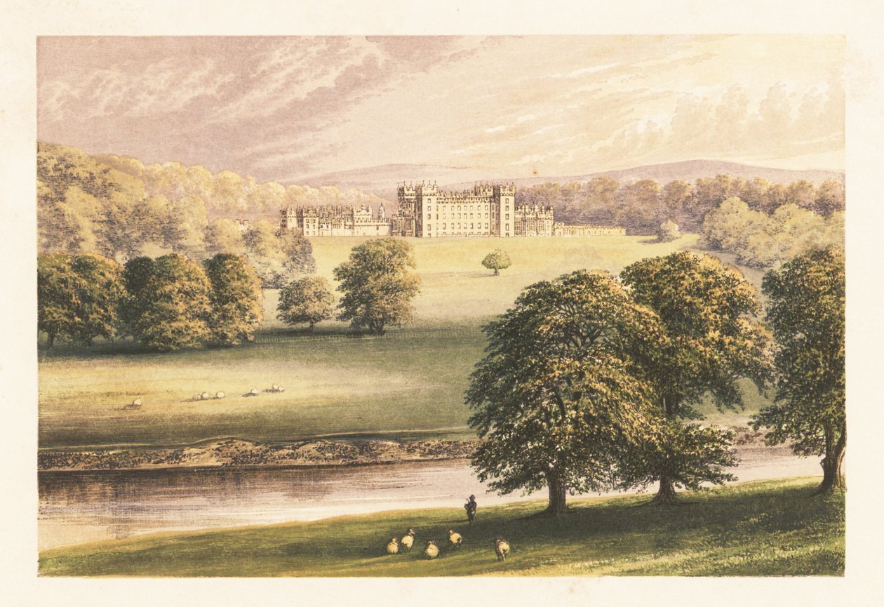 Floors Castle, Roxburghshire, Skotlanti. tekijältä Alexander Francis (after) Lydon