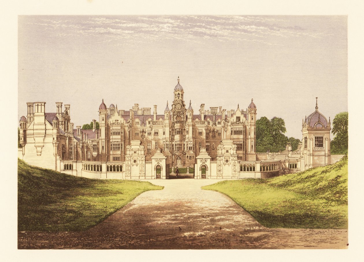 Harlaxton Manor, Lincolnshire, Englanti. tekijältä Alexander Francis (after) Lydon