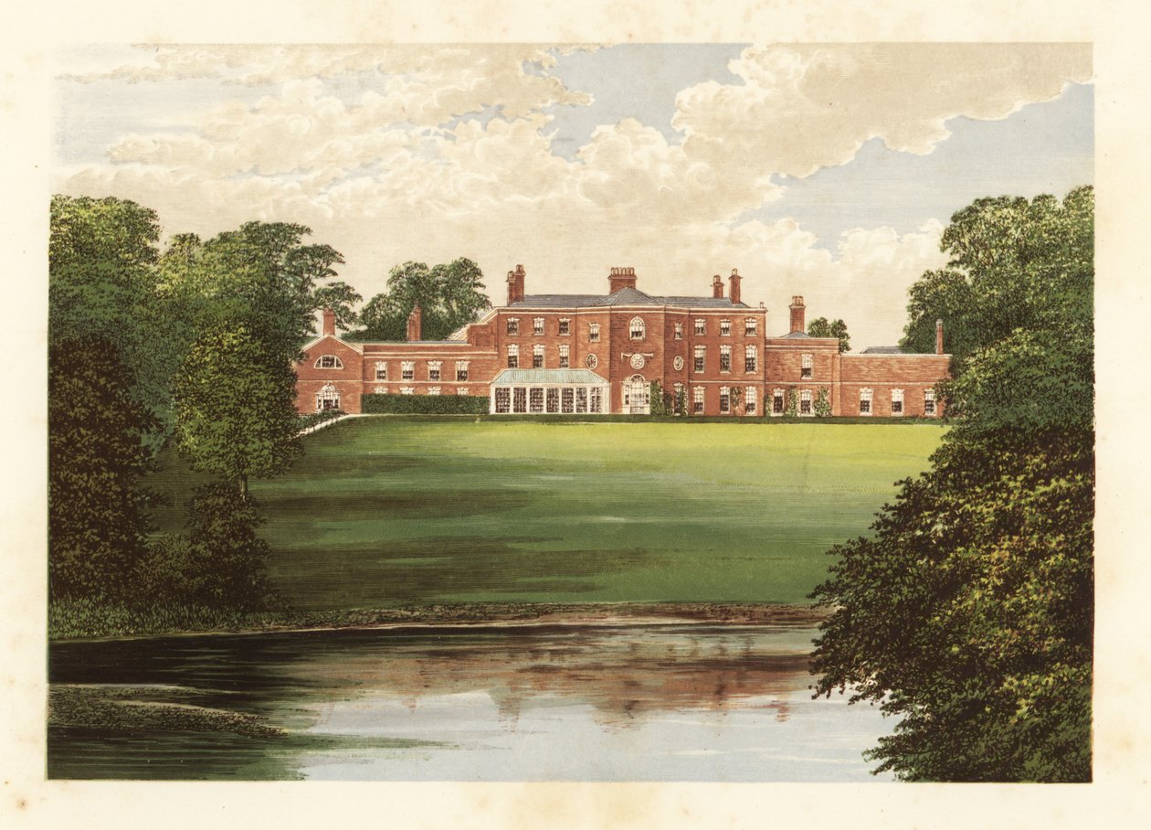Lawton Hall., Cheshire, Englanti. tekijältä Alexander Francis (after) Lydon