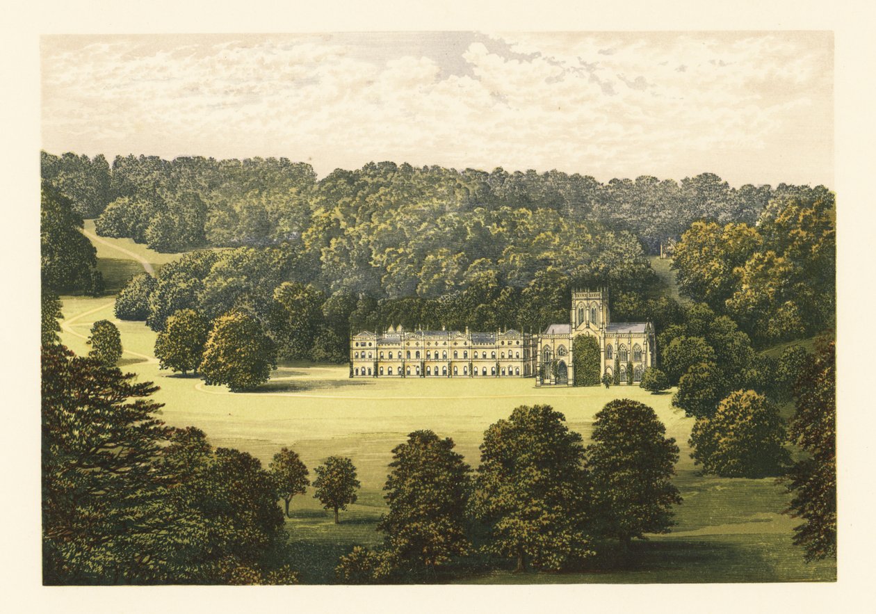 Milton Abbey, Dorsetshire, Anglaterra. finlandès tekijältä Alexander Francis (after) Lydon