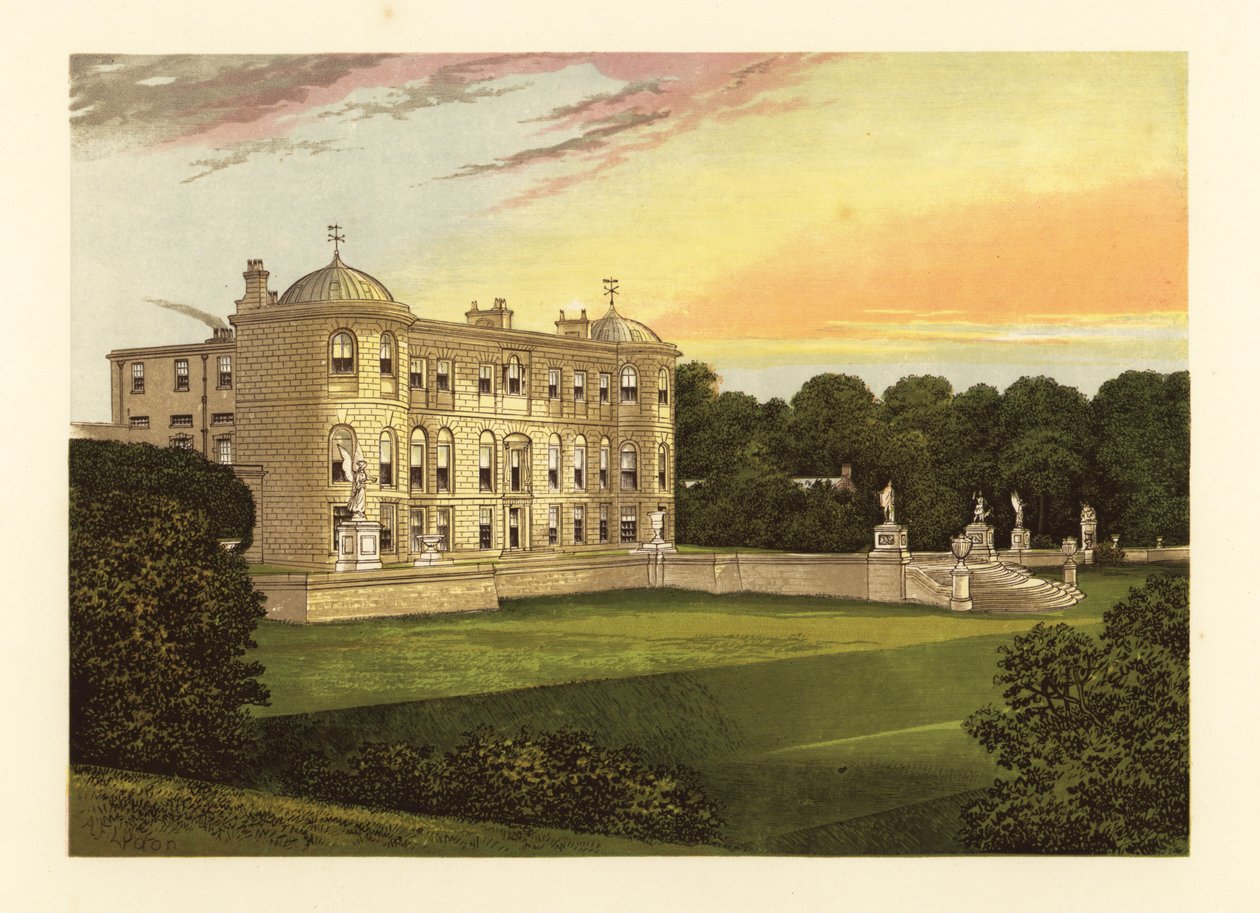 Powerscourt, Wicklowin kreivikunta, Irlanti. tekijältä Alexander Francis (after) Lydon