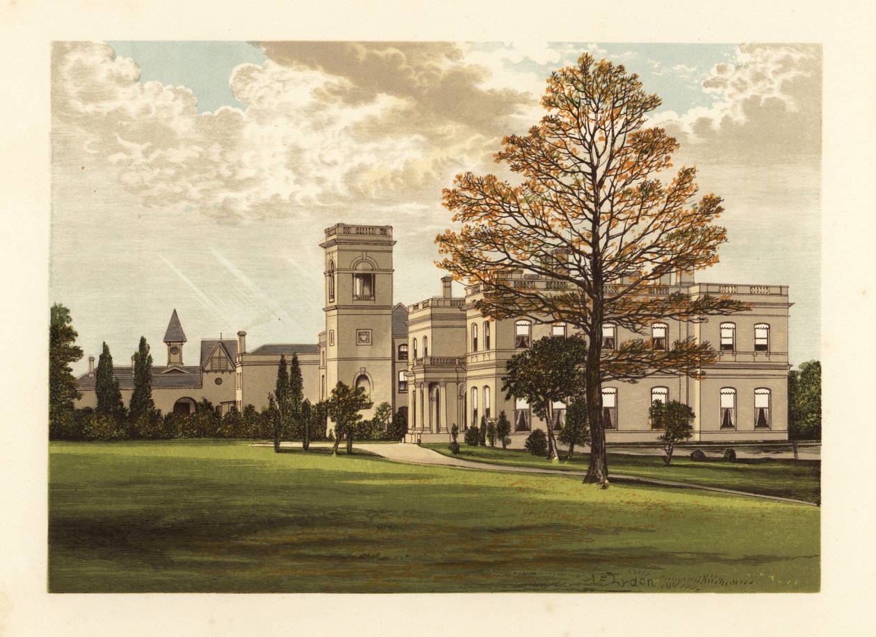 Stowlangtoft Hall, Suffolk, Englanti. tekijältä Alexander Francis (after) Lydon