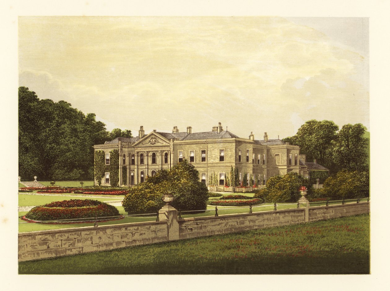 Studley Royal, Yorkshire, Englanti. tekijältä Alexander Francis (after) Lydon