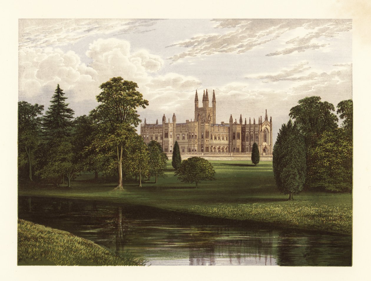 Toddingtonin kartano, Gloucestershire, Englanti. tekijältä Alexander Francis (after) Lydon