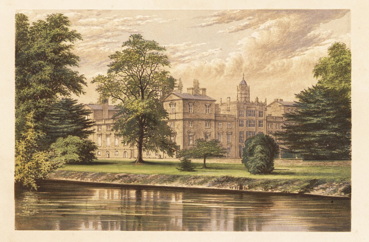 Wilton House, Wiltshire, Englanti. ,1880 (kaiverrus) tekijältä Alexander Francis (after) Lydon