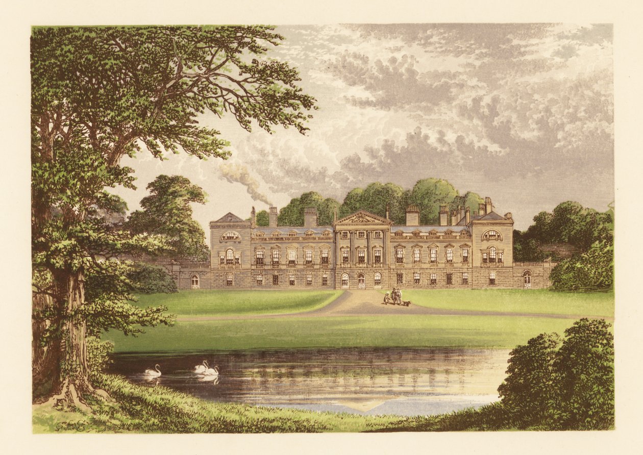 Woburn Abbey, Bedfordshire, Englanti. tekijältä Alexander Francis (after) Lydon