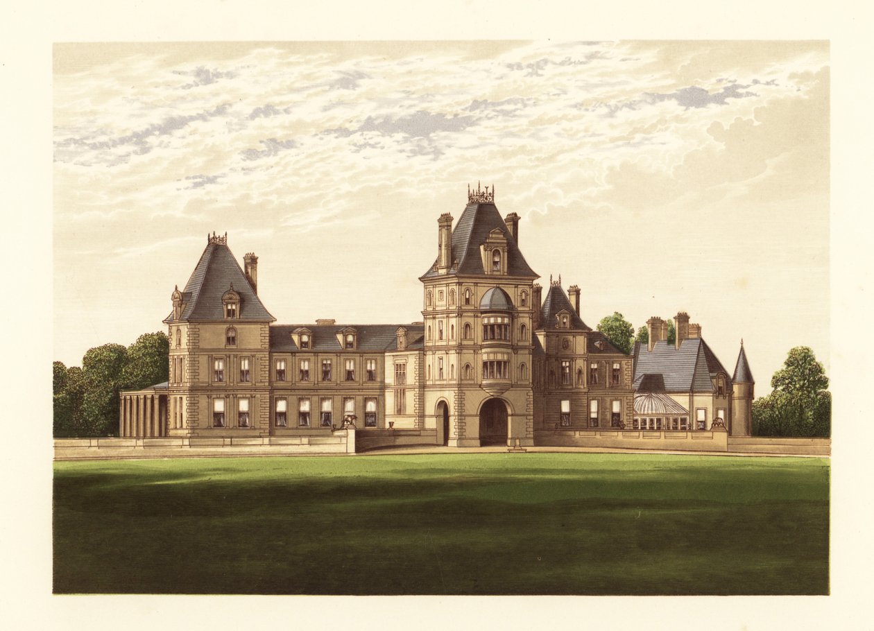 Wynnstay, Denbighshire, Wales. tekijältä Alexander Francis (after) Lydon