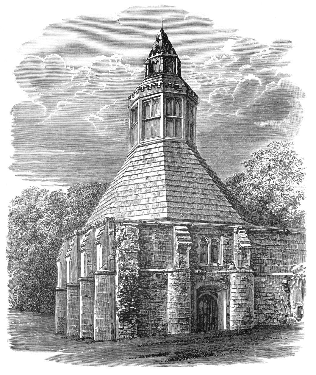 Abbots Kitchen, Glastonbury Abbey, 1880, 1897 tekijältä Alexander Francis Lydon
