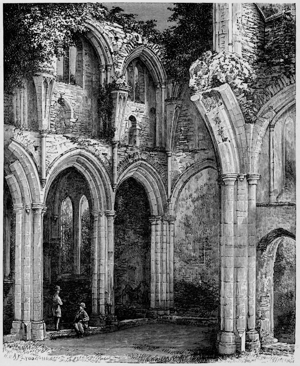 Arches in South Transept, Netley Abbey, 1880, 1897 tekijältä Alexander Francis Lydon