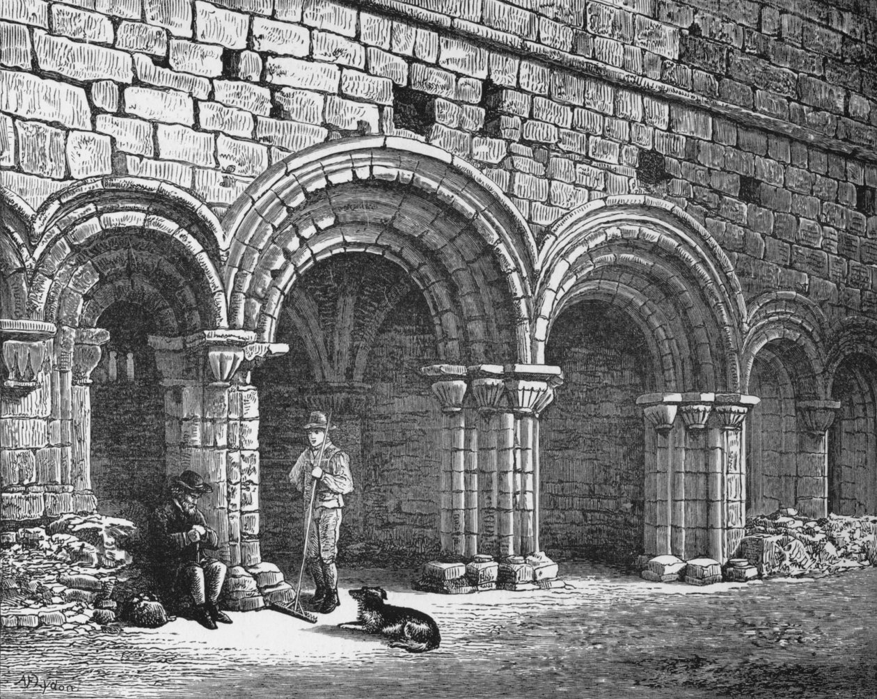 Chapter House, Kirkstall Abbey, c1880, 1897 tekijältä Alexander Francis Lydon