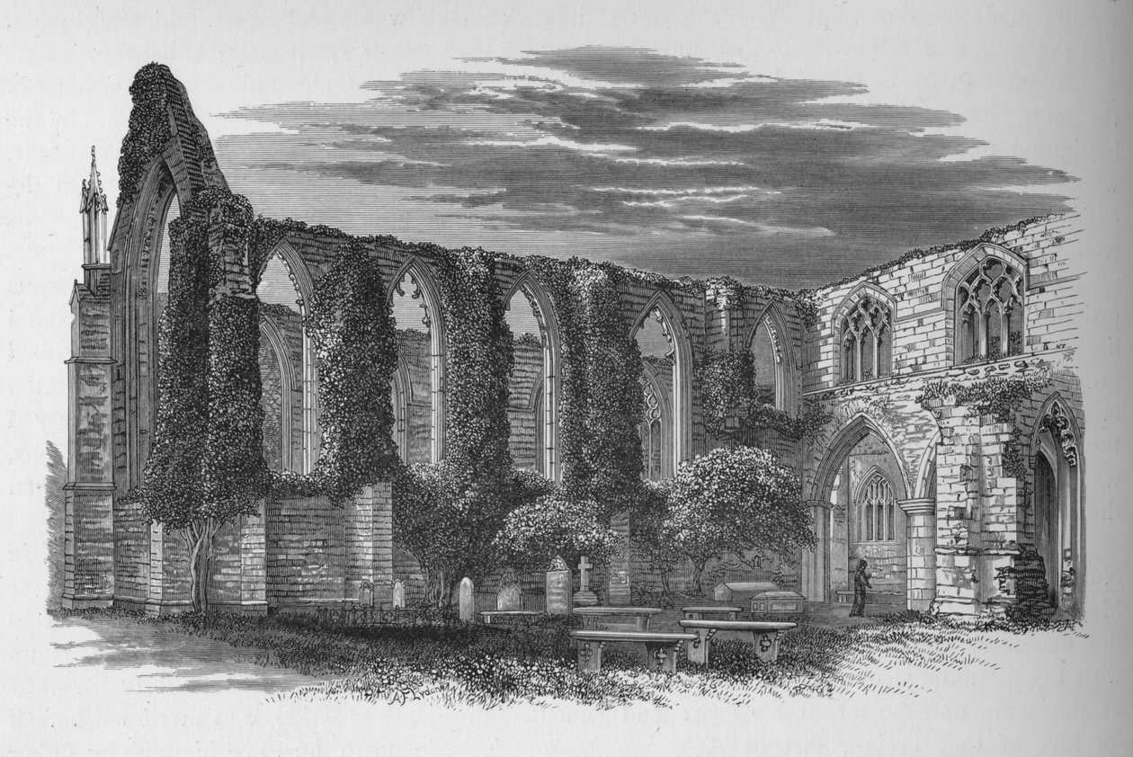 Pohjoisesta, Bolton Priory, c1880, 1897 tekijältä Alexander Francis Lydon