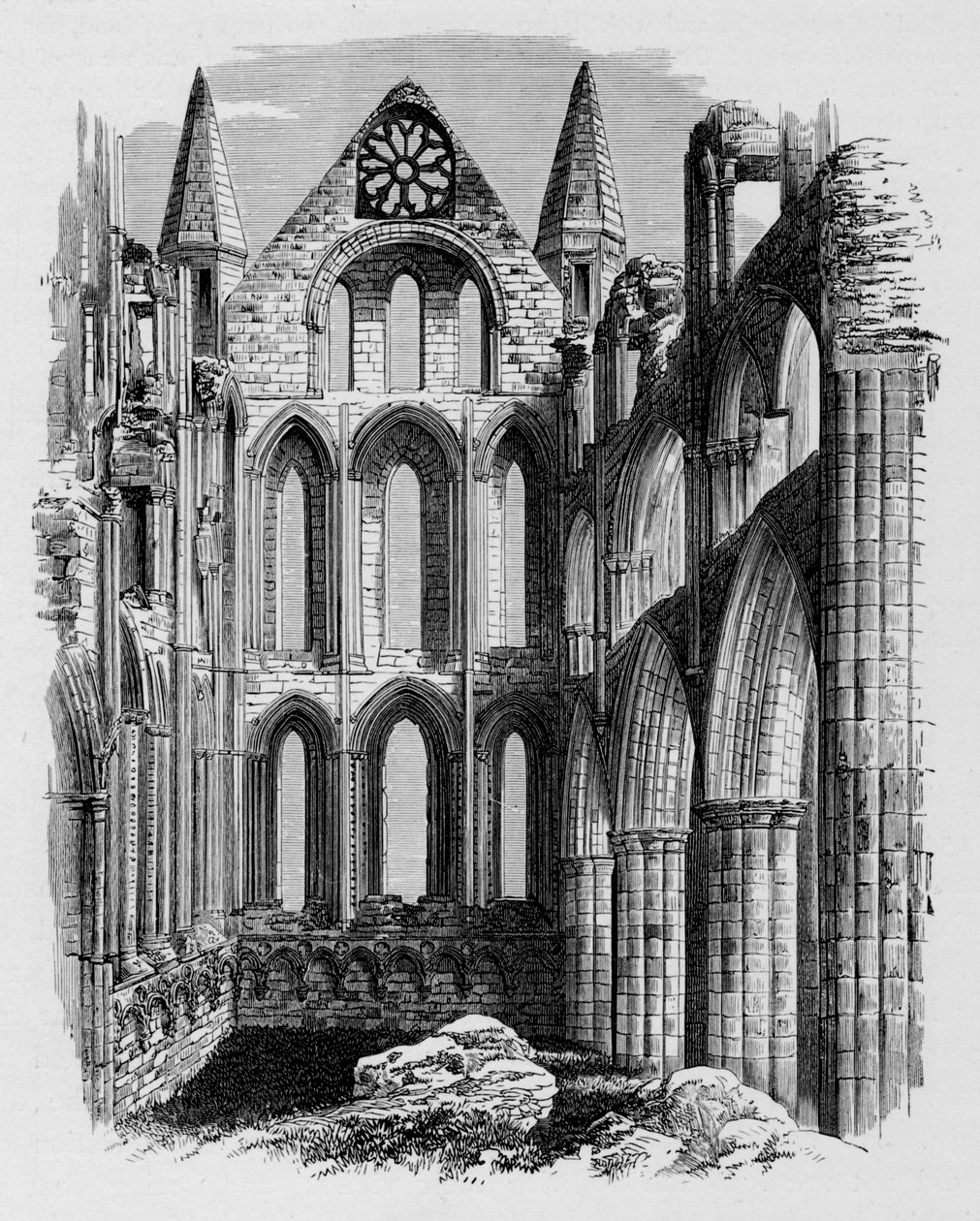 North Transept, Whitby Abbey, 1880, 1897 tekijältä Alexander Francis Lydon