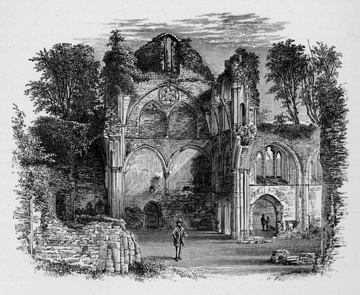 South Transept, Netley Abbey, 1880, 1897 tekijältä Alexander Francis Lydon