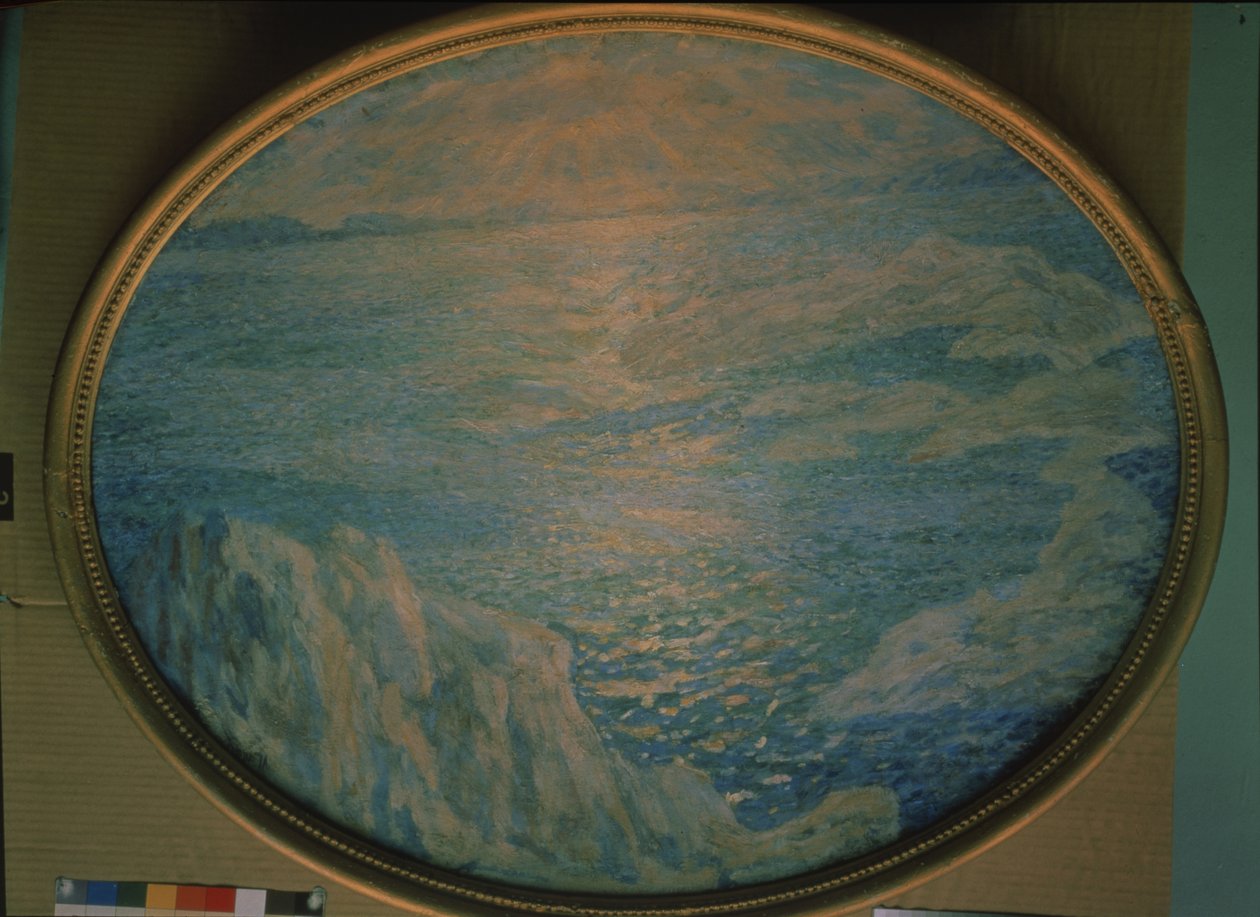 Meri, aurinko, kalliot, 1900-1910 tekijältä Alexander Fyodorovich Gaush