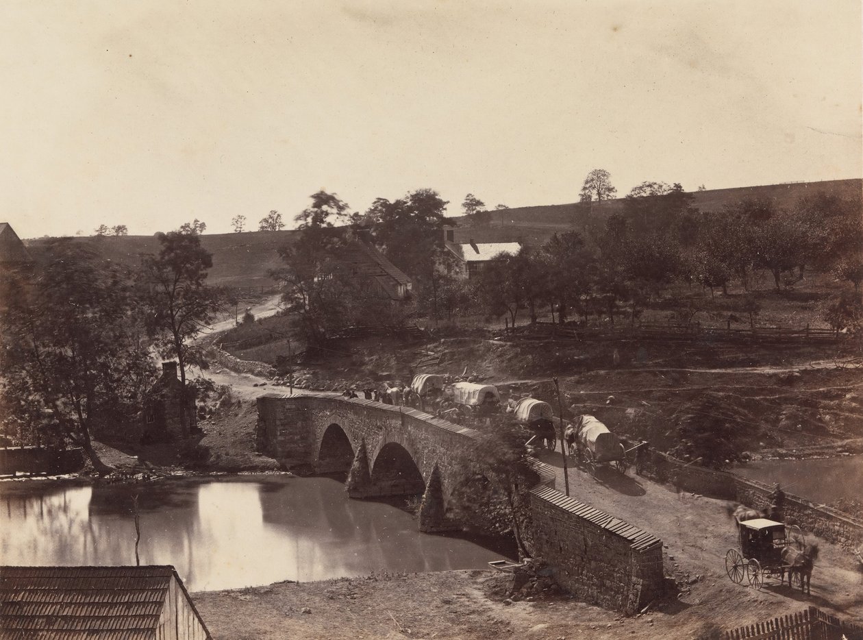 Antietam Bridge, On the Sharpsburgh and Boonsboro Turnpike, nro 3, syyskuu 1862, 1862. tekijältä Alexander Gardner