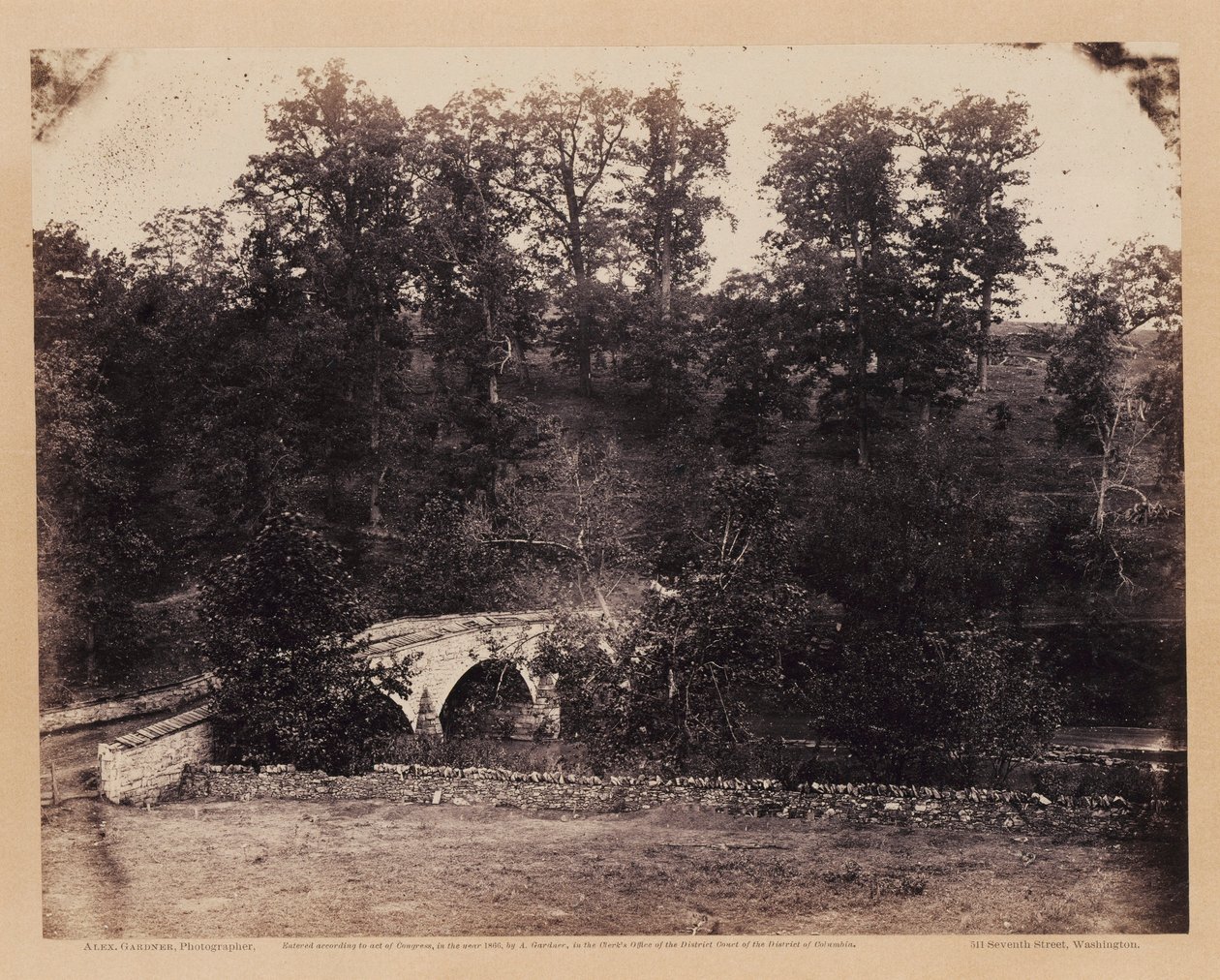Burnside Bridge, Across Antietam Creek, Maryland, Gardner