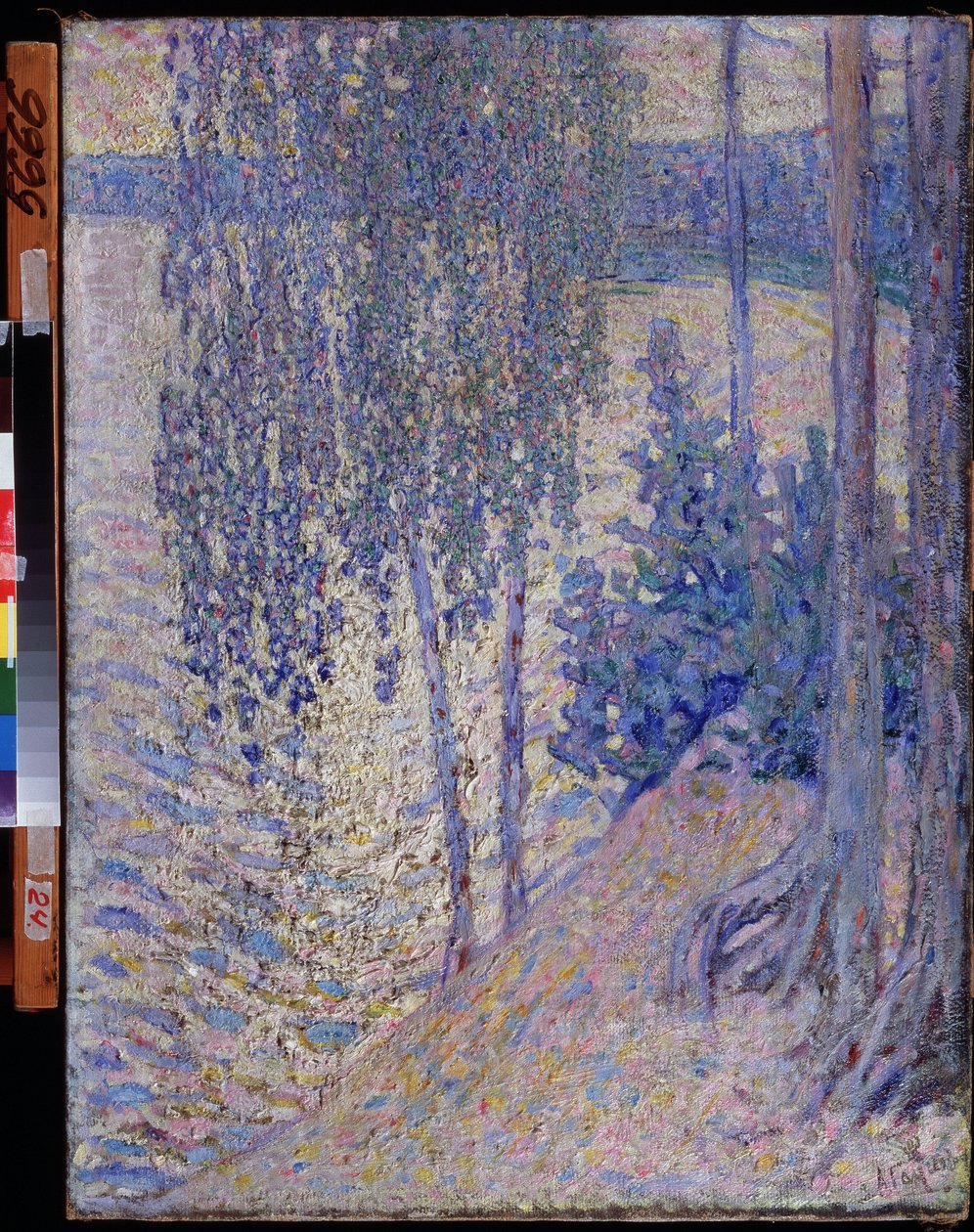 ""Koivut"" (Koivut) Aleksanteri Fjodorovitš Gaushin (1873-1947) maalaus noin 1910 Tšuvashin tasavallan valtion taidemuseo Cheboksary tekijältä Alexander Gaush