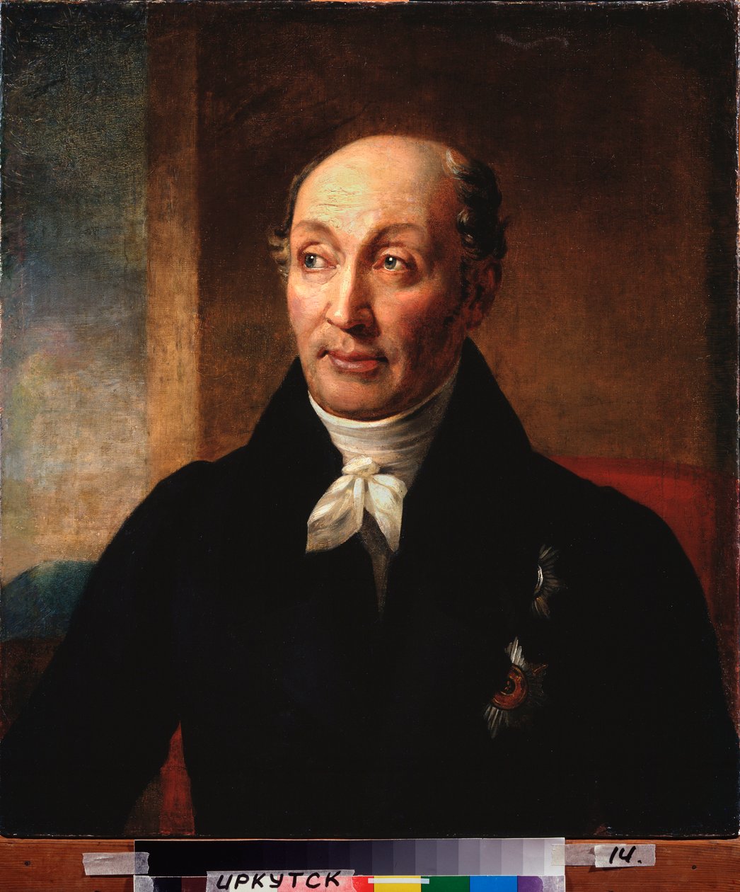 Valtiosihteeri, kreivi Mihail Speranskyn (1772-1839) muotokuva (Kreivi Mihail Speranskin muotokuva) - Aleksanteri Grigorjevitš Varnekin (1782-1843) maalaus, öljy kankaalle tekijältä Alexander Grigoryevich Varnek