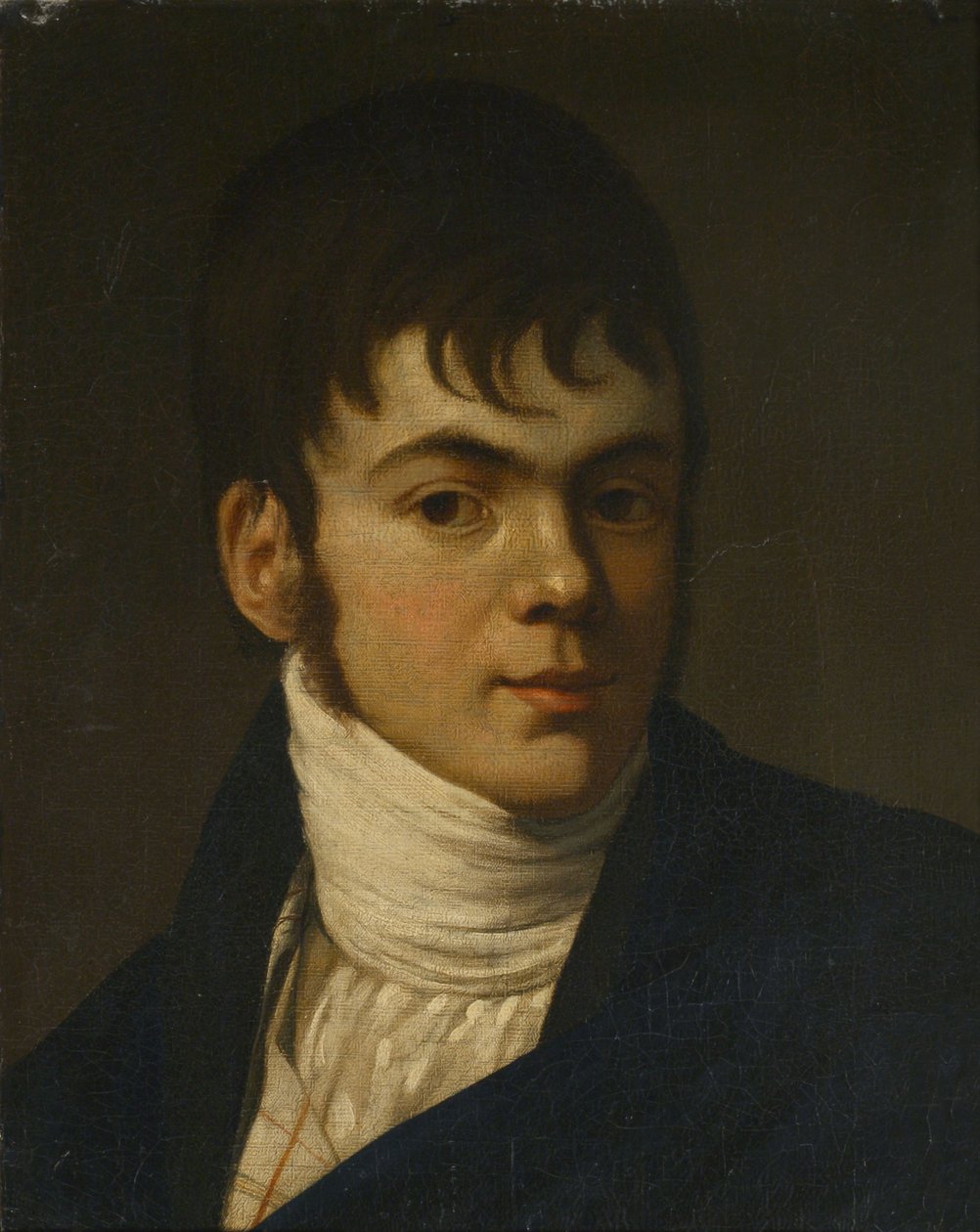 Aleksanteri Khristoforovich Vostokovin muotokuva 1781-1864, 1803-1804 tekijältä Alexander Grigoryevich Varnek
