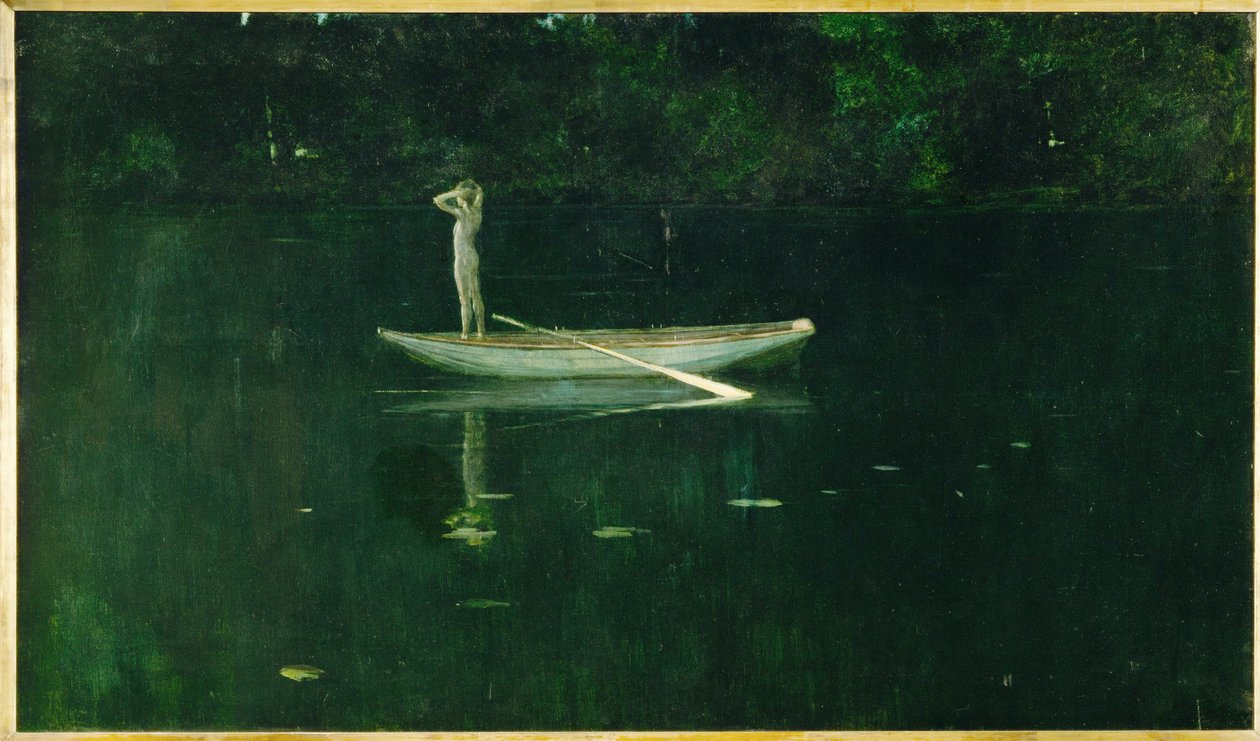 Solitude (maalaus kankaalle) tekijältä Alexander Harrison