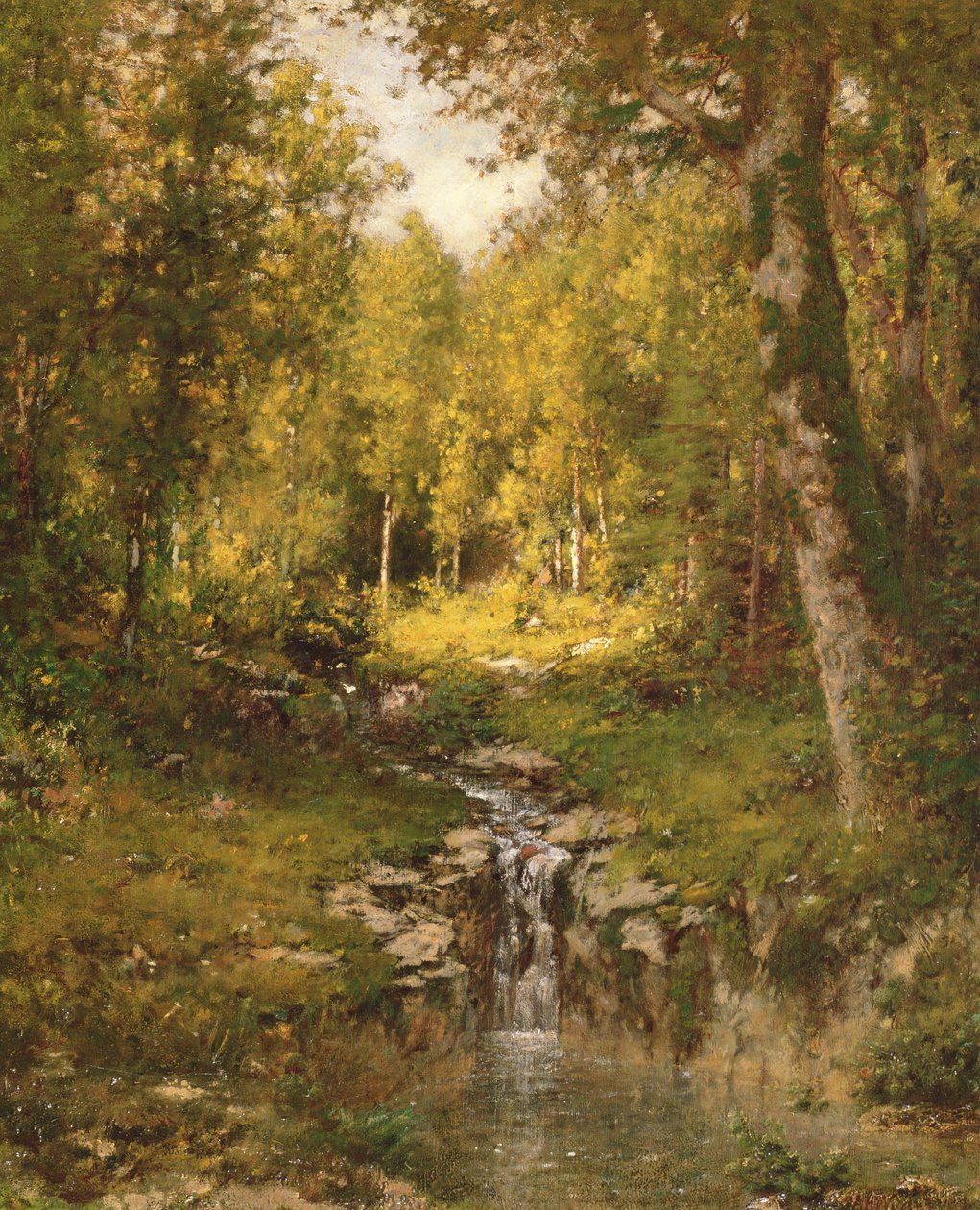 Pool in the Woods, 1880 tekijältä Alexander Helwig Wyant