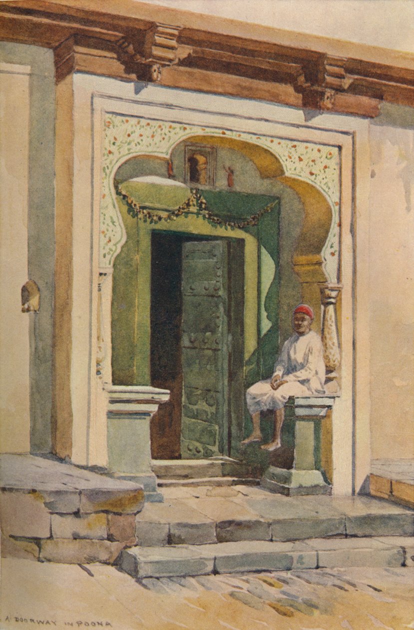 A Doorway, Poona, c1880 1905. tekijältä Alexander Henry Hallam Murray