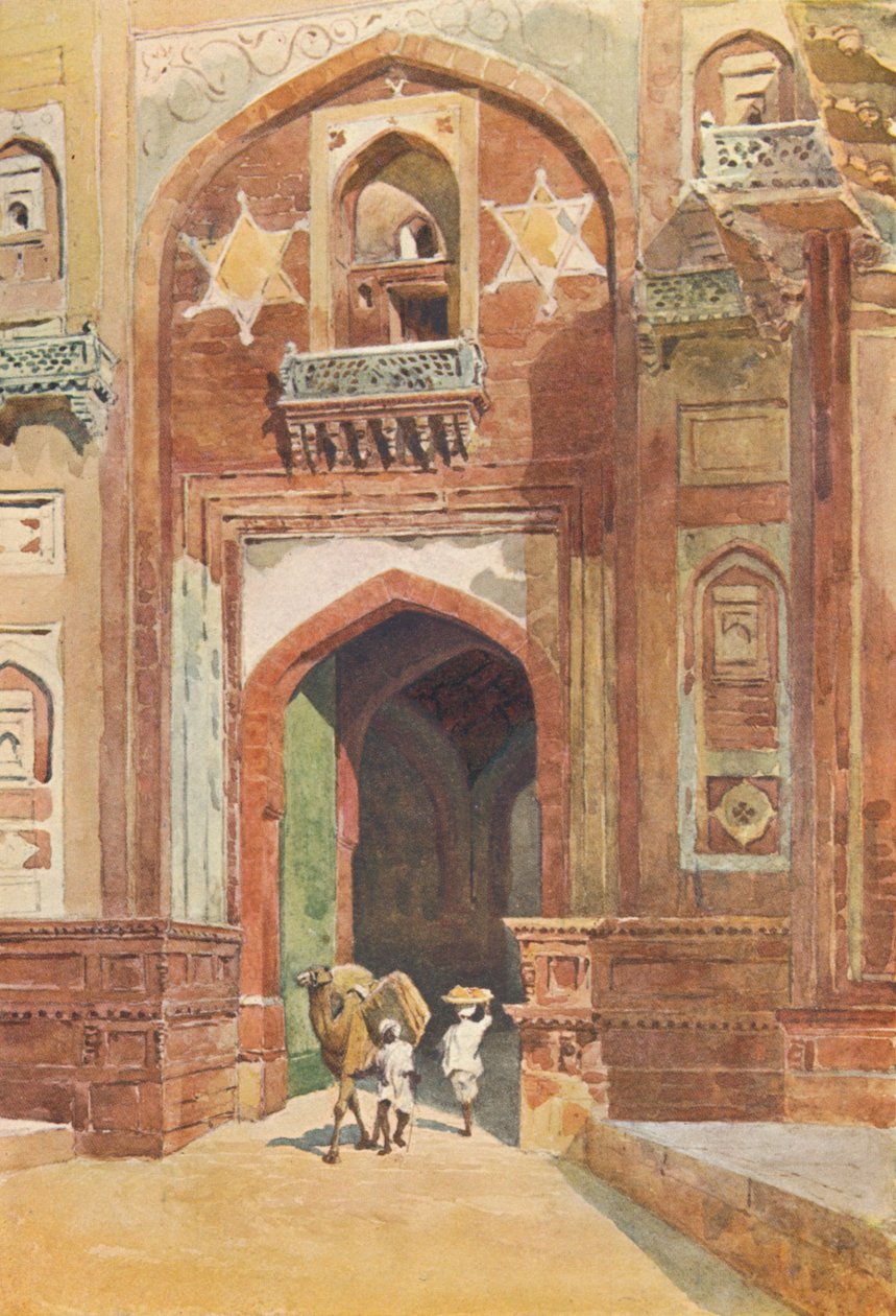 Agra Fort - Delhin portin sisällä, c1880 1905. tekijältä Alexander Henry Hallam Murray