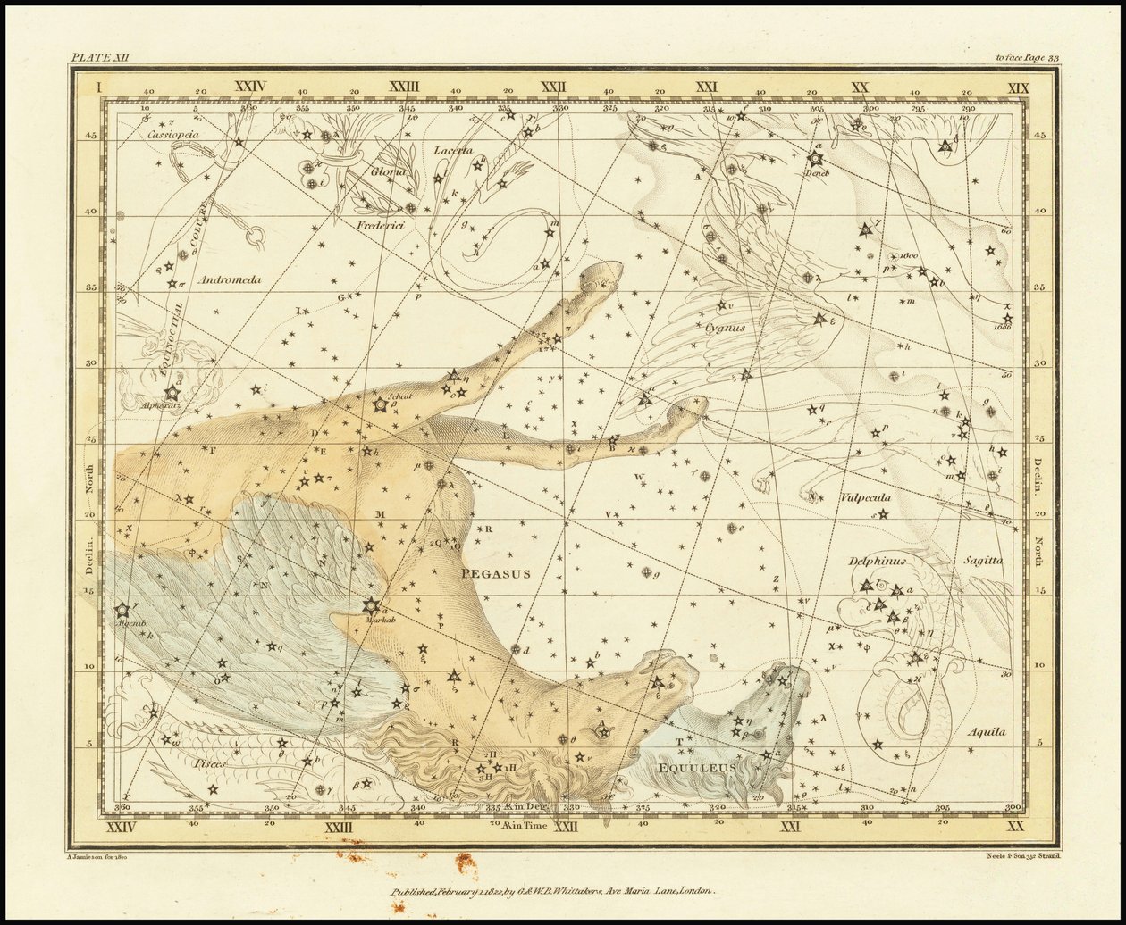 1822 - Alexander Jamieson - Pegasus ja Equuleus (Pegasus ja Equuleus) tekijältä Alexander Jamieson