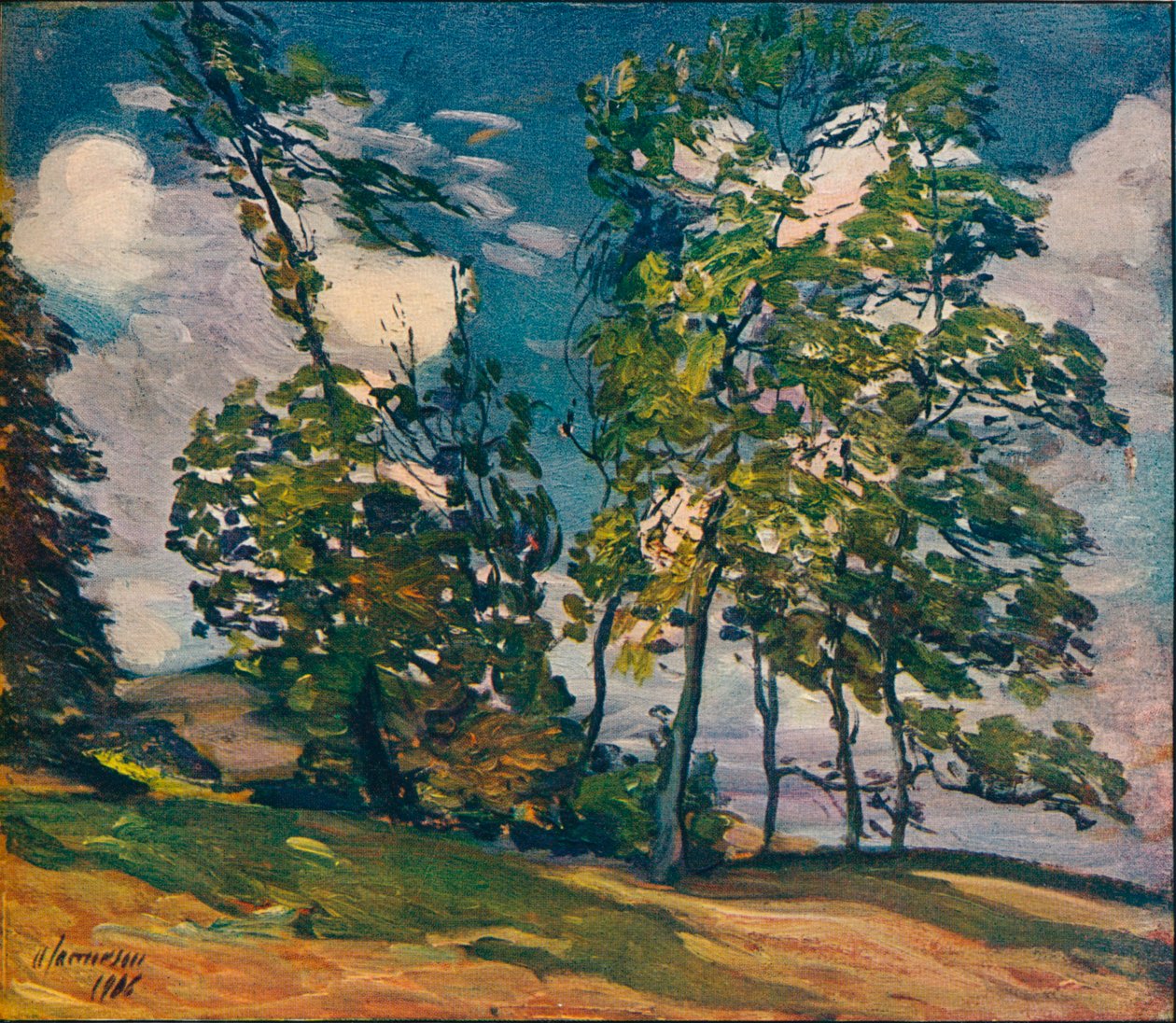Tuulinen päivä, 1906 tekijältä Alexander Jamieson