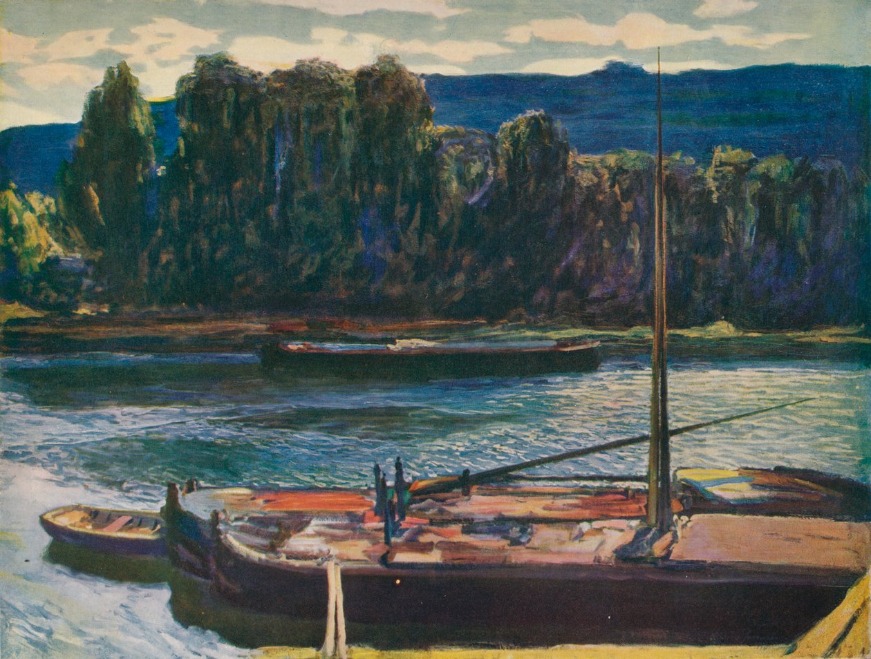 Ilta Seine-joella, c1910, 1912 tekijältä Alexander Jamieson