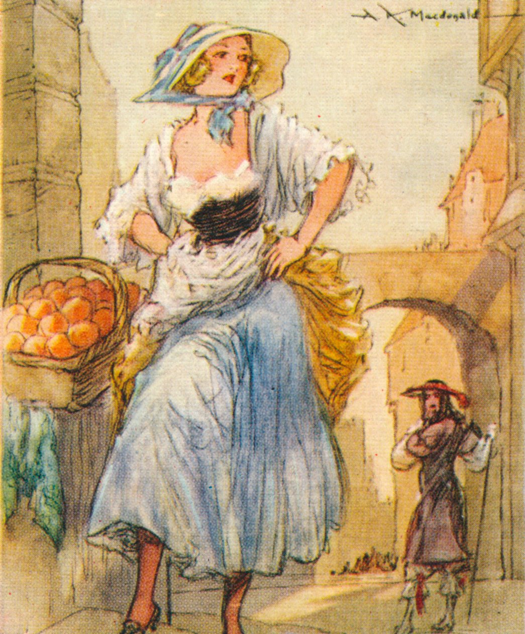 Eleanor Nell Gwyn 1650-1687 Englannissa syntynyt kuningas Charles II:n rakastajatar, 1937 tekijältä Alexander K. MacDonald