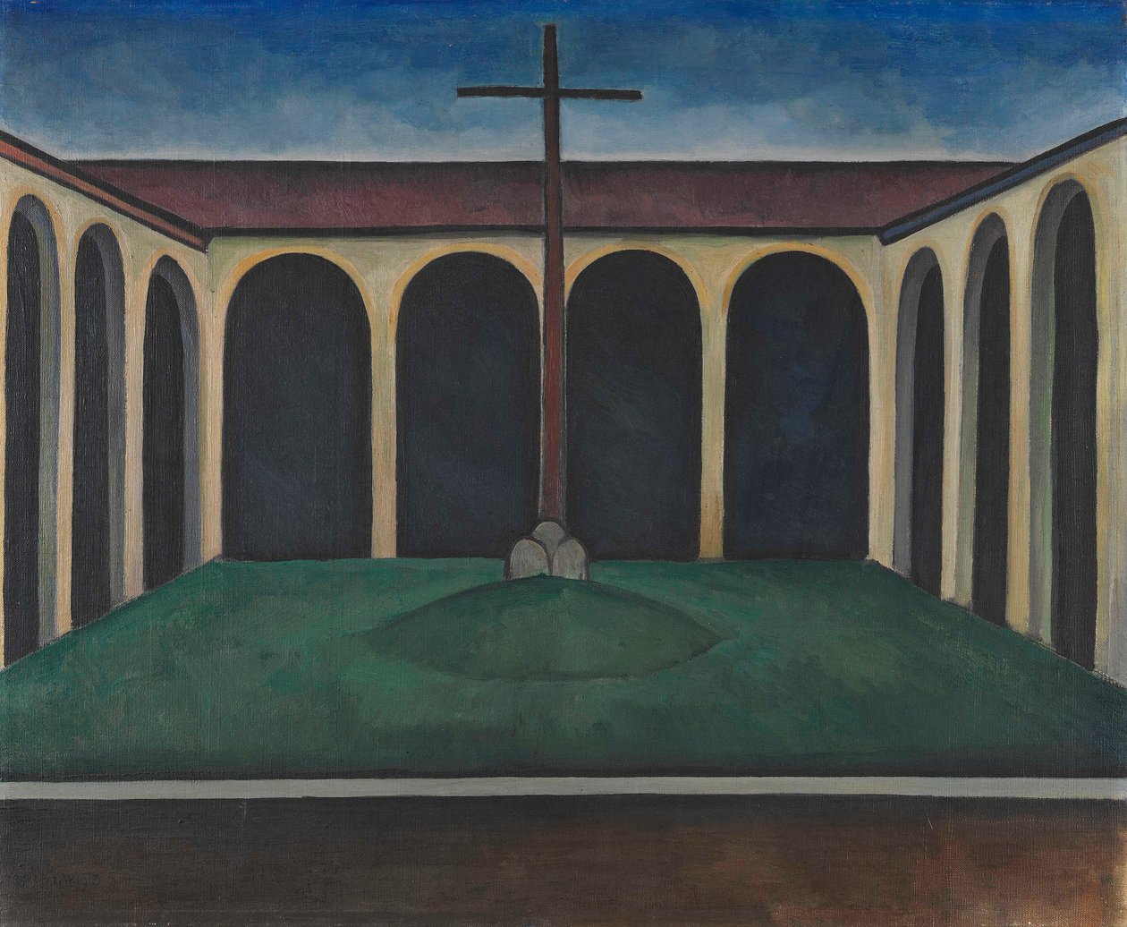 Luostari I, 1913. tekijältä Alexander Kanoldt