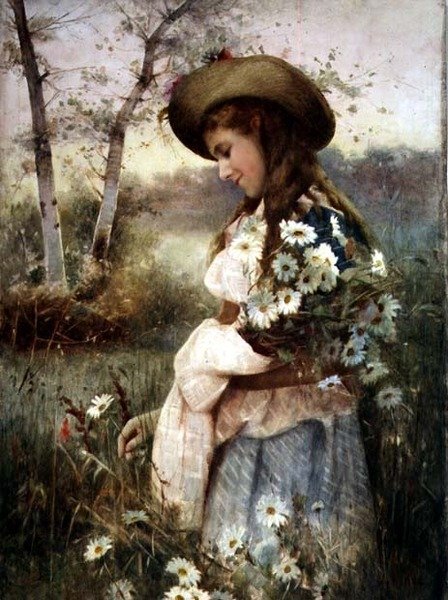 Marguerites (akvarelli) tekijältä Alexander M. Rossi