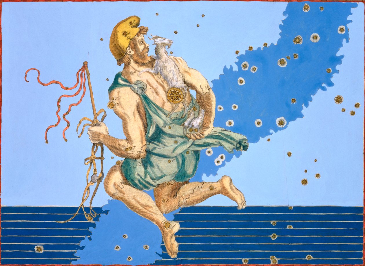 Aurigan tähdistö, 1603 tekijältä Alexander Mair