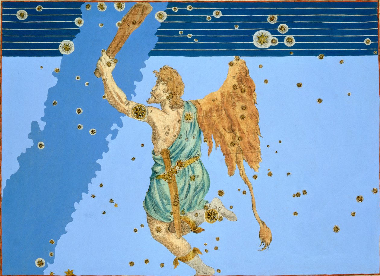 Orionin tähdistö, 1603 tekijältä Alexander Mair