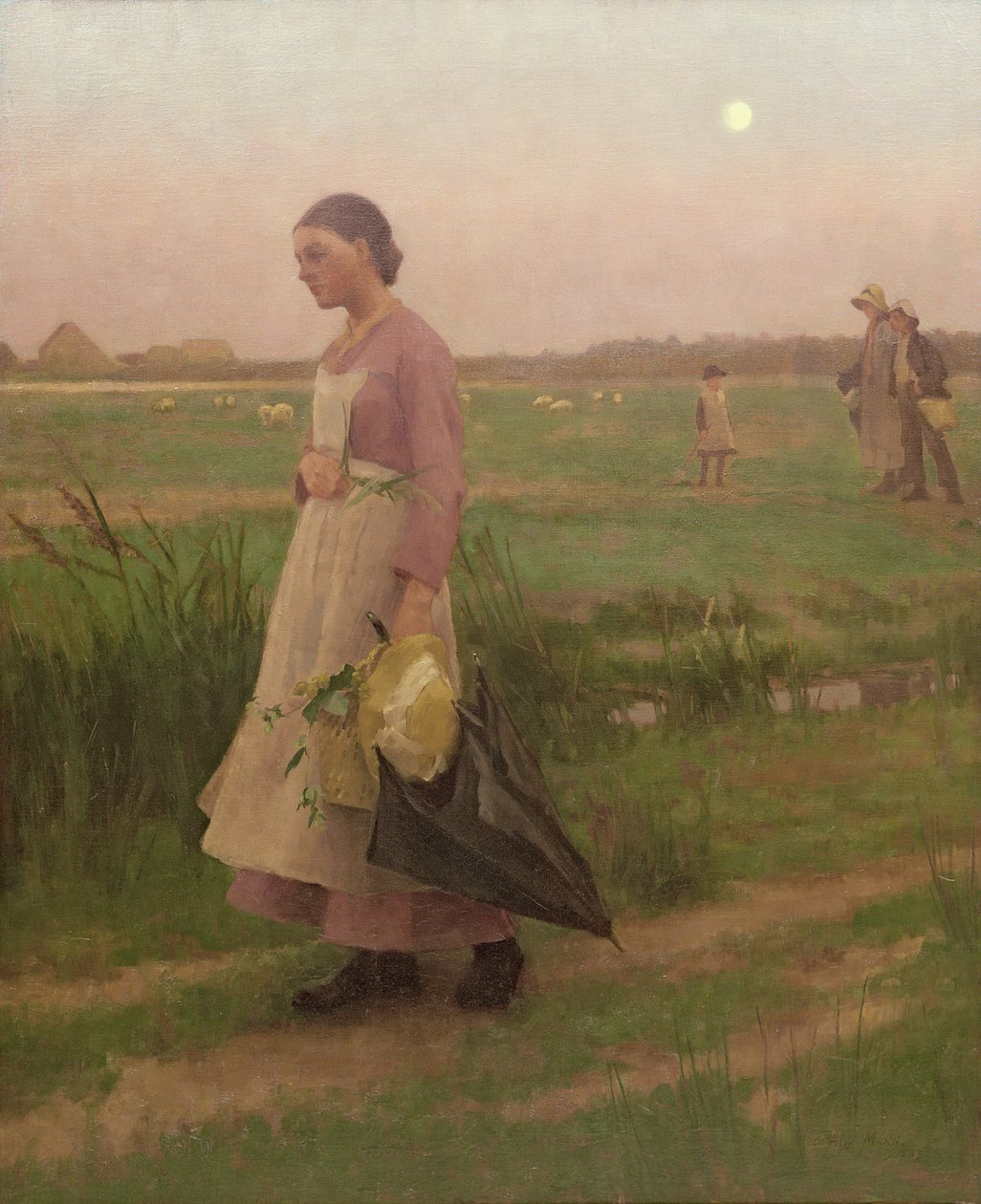 Humalapoimijat palaavat, 1883 tekijältä Alexander Mann