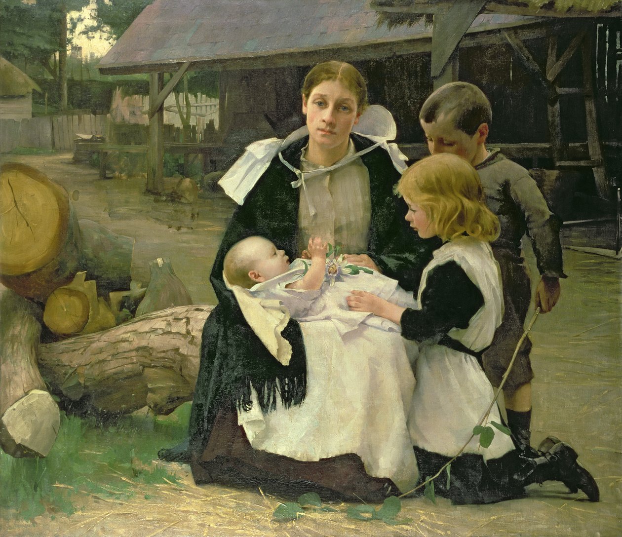 Huonekalut ja erilaiset esineet 1100- ja 1300-luvuilta tekijältä Alexander Mann