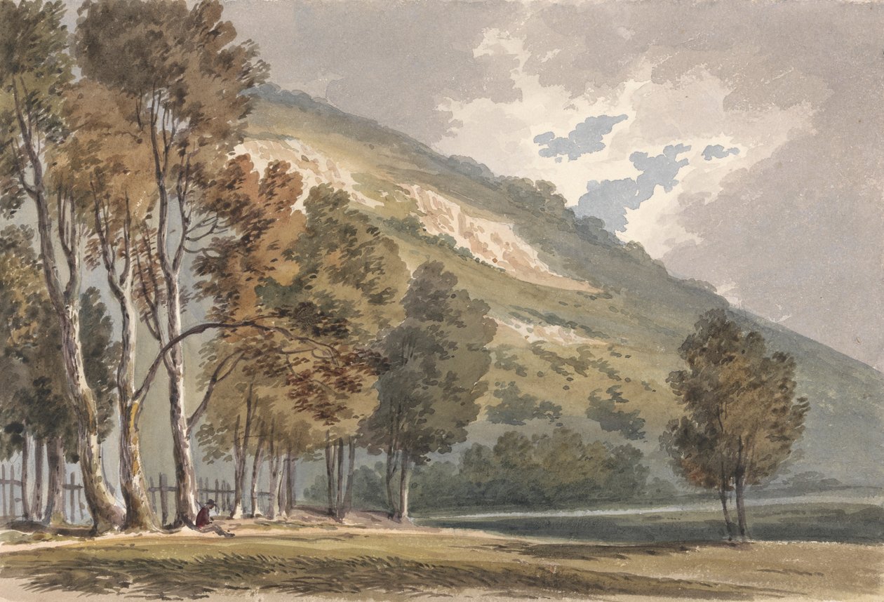 Maisema Boxhillissä, Surreyssa tekijältä Alexander Monro