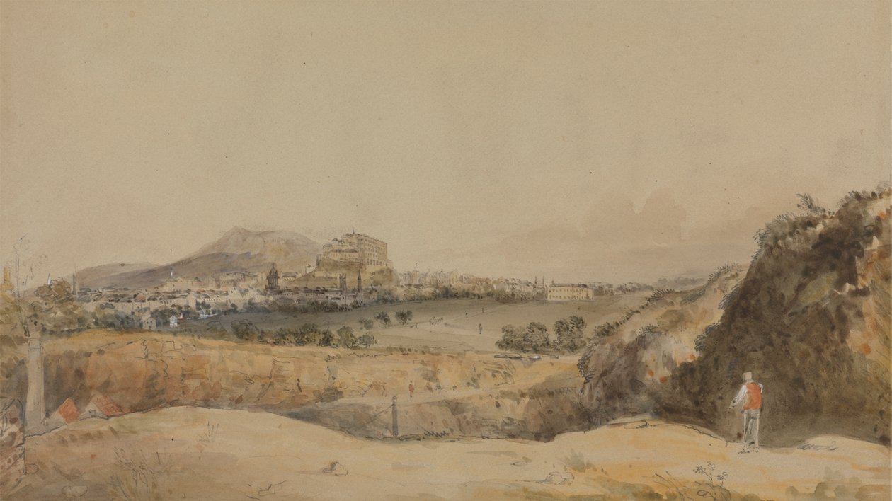 Näkymä Edinburghiin tekijältä Alexander Nasmyth