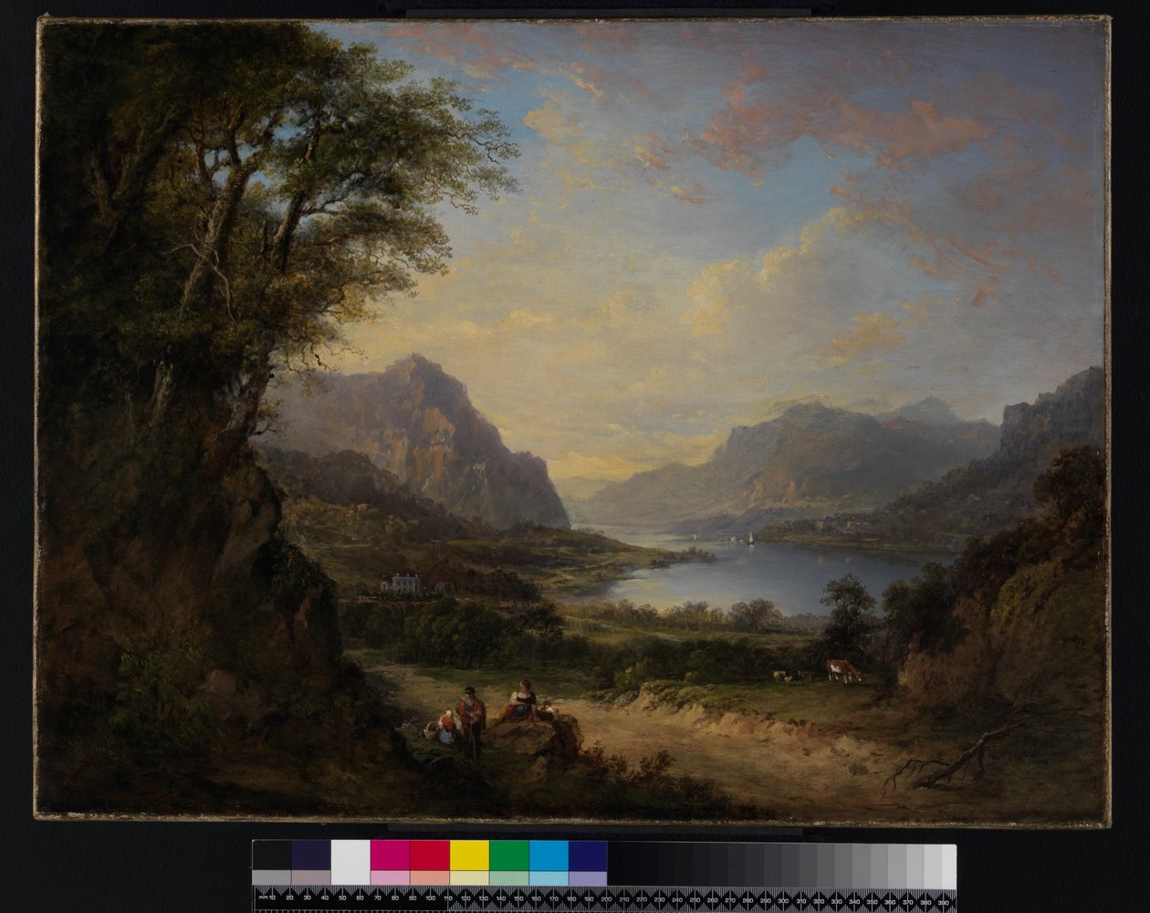 Loch Doon, Ayrshire, ennen vuotta 1840 tekijältä Alexander Nasmyth