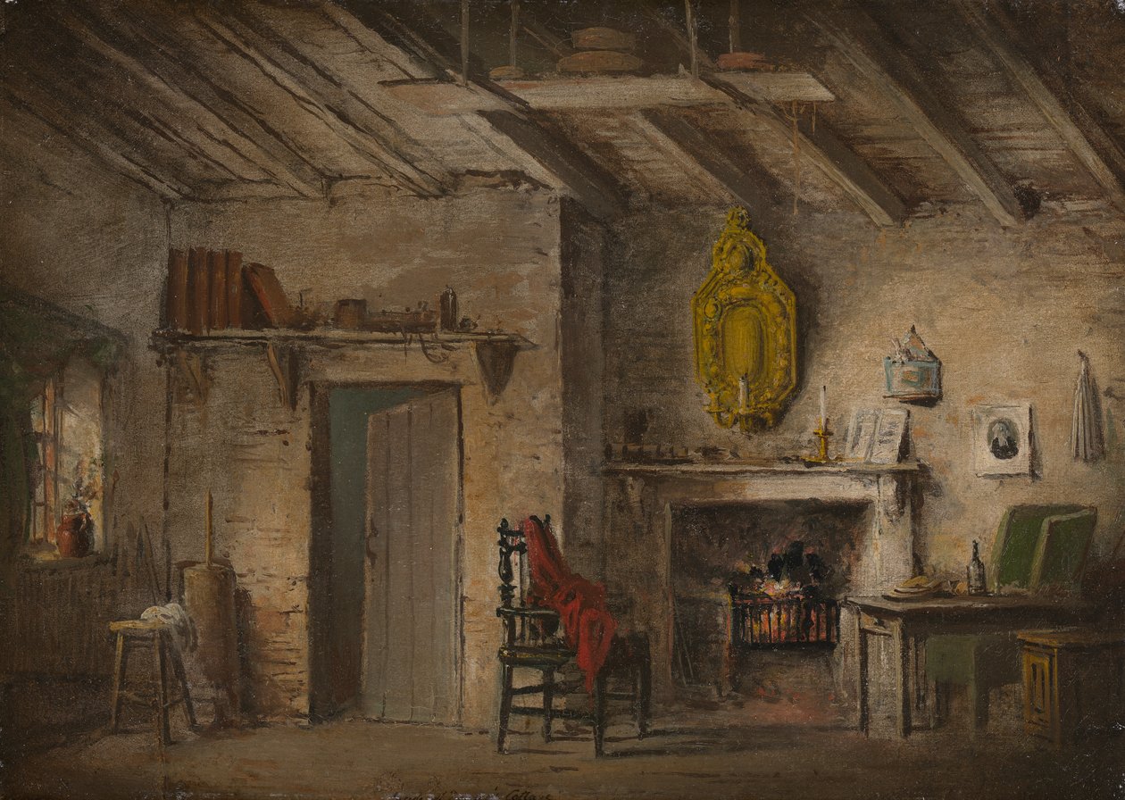 Lavasuunnittelu Heart of Midlothianille; Dekaanien mökki tekijältä Alexander Nasmyth