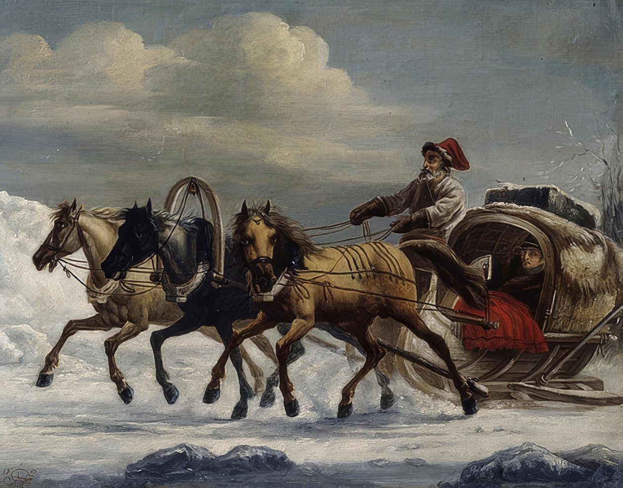 Troikka. 1816 tekijältä Alexander Osipovich Orlowski