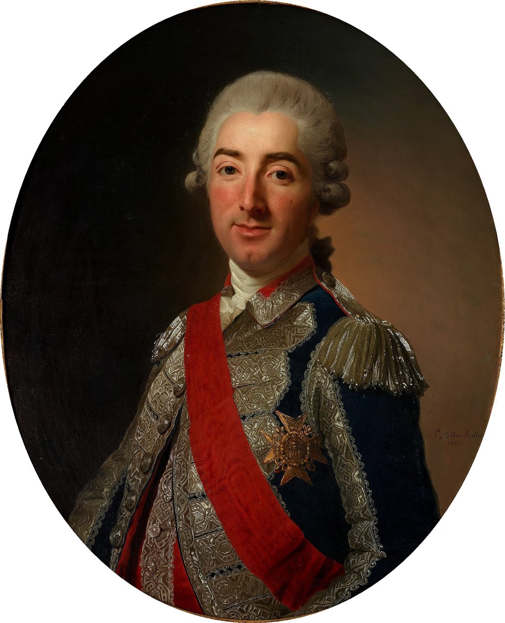 Cosme de Beaupoil, Markis de St Aulaire (1741-1822). tekijältä Alexander Roslin