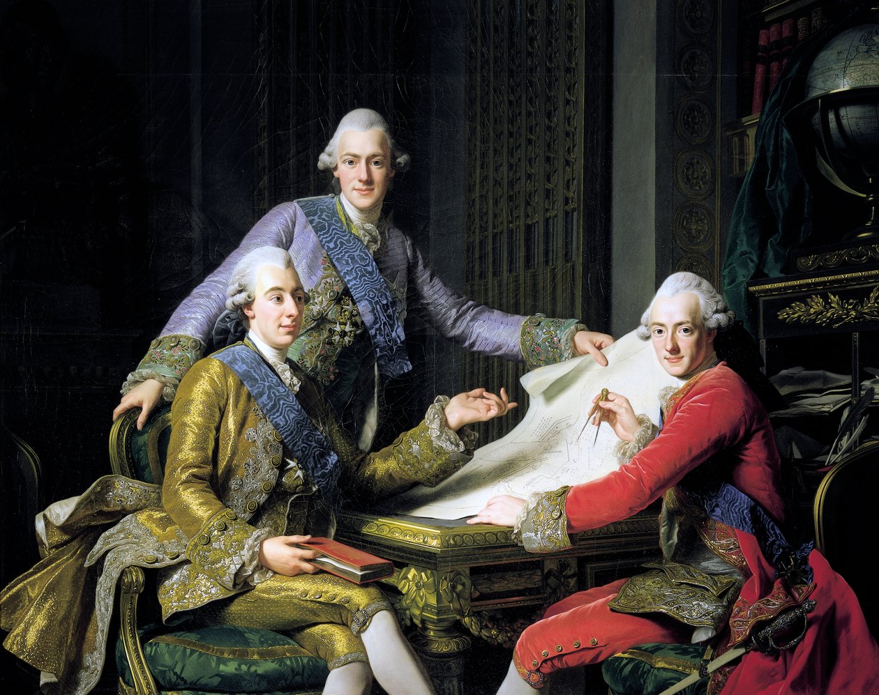 Kustaa III, Ruotsi (Tukholma tekijältä Alexander Roslin