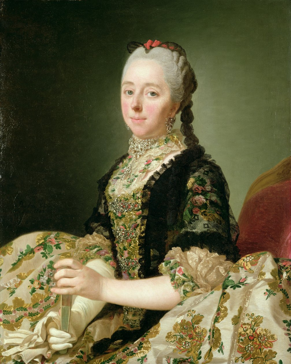 Isabella, Hertfordin kreivitär, 1765 tekijältä Alexander Roslin