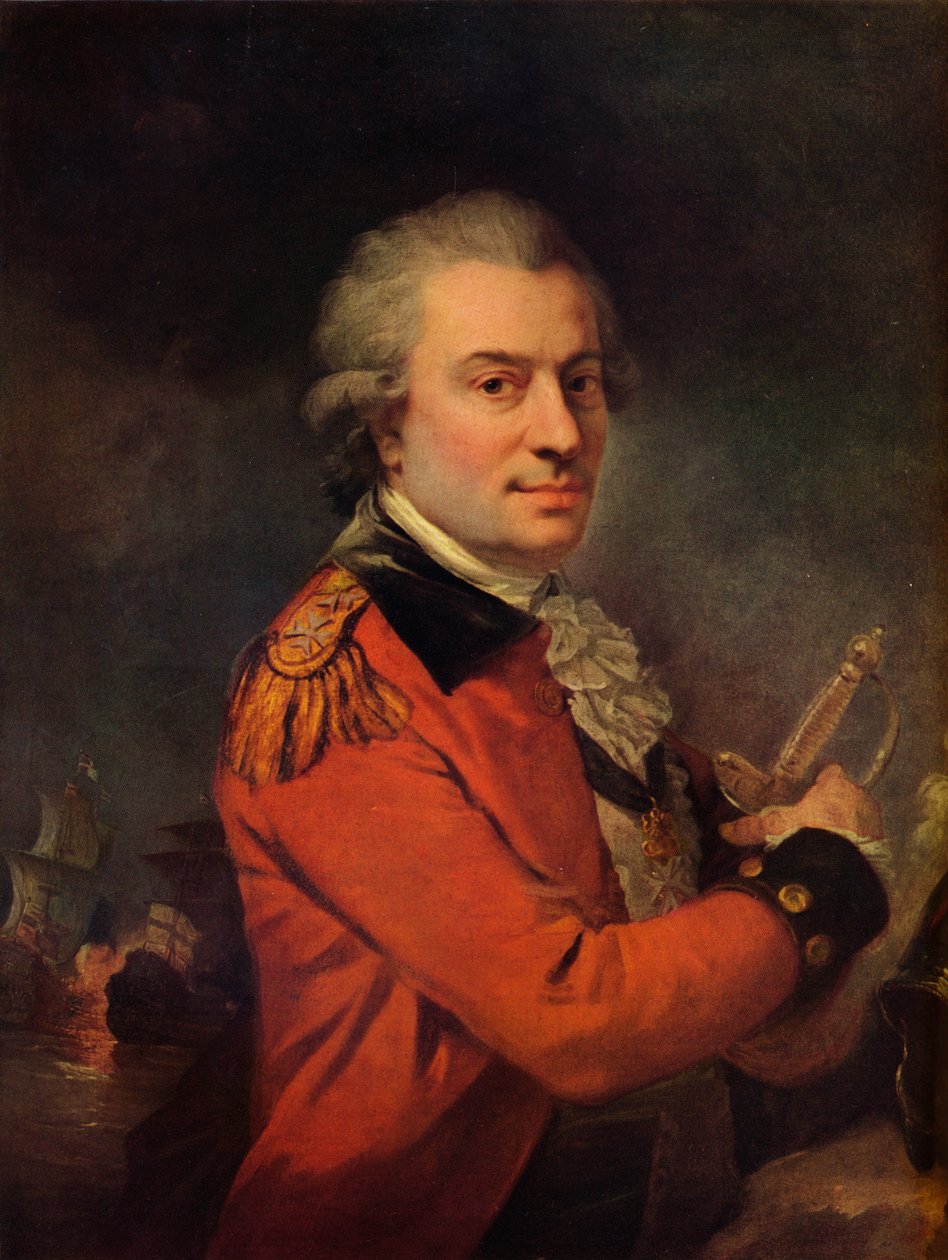 Admiral De Suffrenin muotokuva, 1700-luku, 1915 tekijältä Alexander Roslin